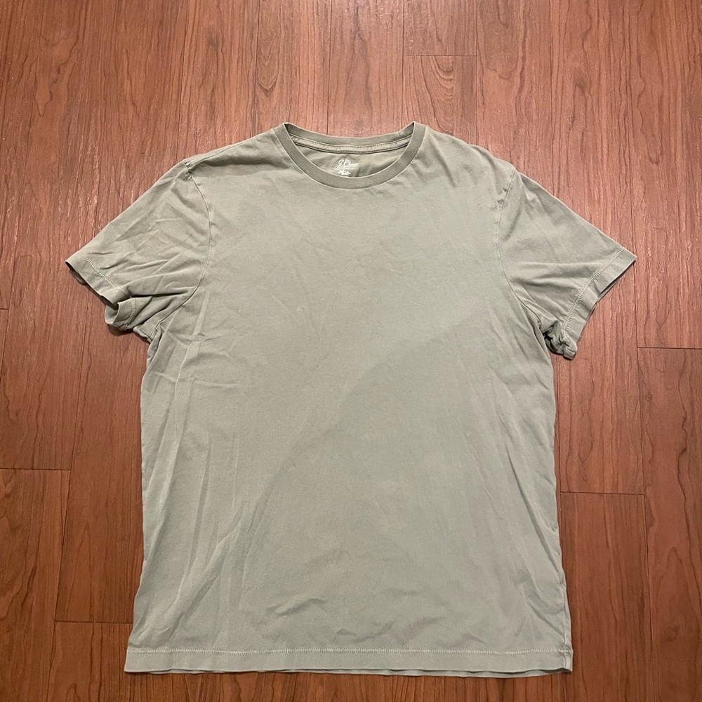 J. Crew Light Green Short Sleeve Tee